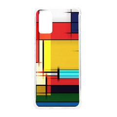 Multicolored Retro Abstraction, Lines Retro Background, Multicolored Mosaic Samsung Galaxy S20plus 6 7 Inch Tpu Uv Case by nateshop