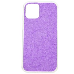 Purple Paper Texture, Paper Background Iphone 12 Pro Max Tpu Uv Print Case by nateshop