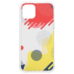 Red White Blue Retro Background, Retro Abstraction, Colored Retro Background Iphone 12/12 Pro Tpu Uv Print Case by nateshop