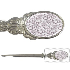 Retro Floral Texture, Beige Floral Retro Background, Vintage Texture Letter Opener by nateshop