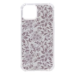 Retro Floral Texture, Beige Floral Retro Background, Vintage Texture Iphone 14 Tpu Uv Print Case by nateshop