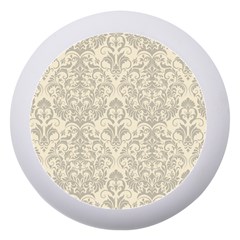 Retro Texture With Ornaments, Vintage Beige Background Dento Box With Mirror