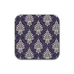 Vintage Texture, Floral Retro Background, Patterns, Rubber Coaster (Square)