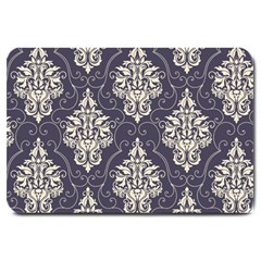 Vintage Texture, Floral Retro Background, Patterns, Large Doormat