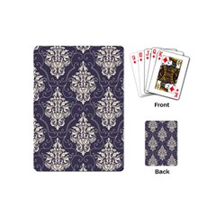 Vintage Texture, Floral Retro Background, Patterns, Playing Cards Single Design (mini) by nateshop