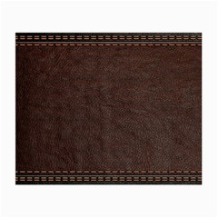 Black Leather Texture Leather Textures, Brown Leather Line Small Glasses Cloth (2 Sides) by nateshop