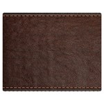 Black Leather Texture Leather Textures, Brown Leather Line Two Sides Premium Plush Fleece Blanket (Medium) 60 x50  Blanket Front