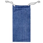 Blue Denim Texture Macro, Blue Denim Background, Jeans Background, Jeans Textures, Fabric Background Jewelry Bag Front