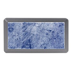 Blue Grunge Texture, Wall Texture, Blue Retro Background Memory Card Reader (mini) by nateshop