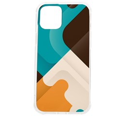 Retro Colored Abstraction Background, Creative Retro Iphone 12 Pro Max Tpu Uv Print Case