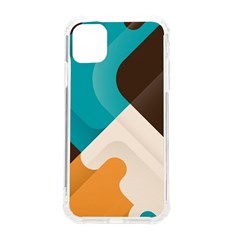 Retro Colored Abstraction Background, Creative Retro Iphone 11 Tpu Uv Print Case