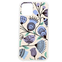 Retro Texture With Birds Iphone 12 Pro Max Tpu Uv Print Case