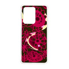 Mazipoodles Love Flowers - Green Magenta Pink Samsung Galaxy S20 Ultra 6 9 Inch Tpu Uv Case by Mazipoodles