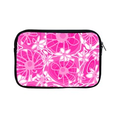 Mazipoodles Love Flowers - White Pink Too Apple Ipad Mini Zipper Cases by Mazipoodles