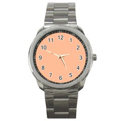 Peach Fuzz 2024 Sport Metal Watch by dressshop