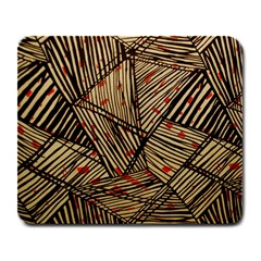 Abstract Geometric Pattern, Abstract Paper Backgrounds Large Mousepad by nateshop