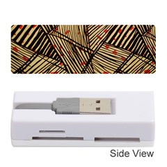 Abstract Geometric Pattern, Abstract Paper Backgrounds Memory Card Reader (stick) by nateshop