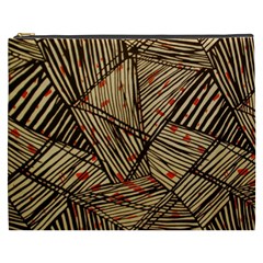 Abstract Geometric Pattern, Abstract Paper Backgrounds Cosmetic Bag (xxxl) by nateshop