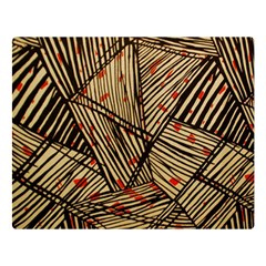 Abstract Geometric Pattern, Abstract Paper Backgrounds Two Sides Premium Plush Fleece Blanket (large)