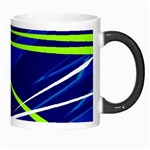 Abstract Lightings, Grunge Art, Geometric Backgrounds Morph Mug Right