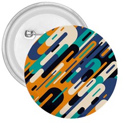 Abstract Rays, Material Design, Colorful Lines, Geometric 3  Buttons