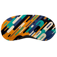 Abstract Rays, Material Design, Colorful Lines, Geometric Sleep Mask