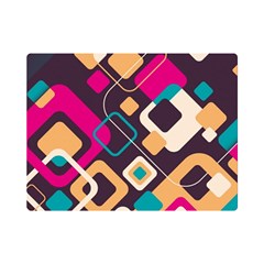 Colorful Abstract Background, Geometric Background Premium Plush Fleece Blanket (mini) by nateshop