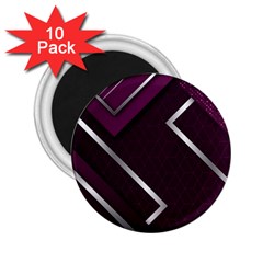 Purple Abstract Background, Luxury Purple Background 2 25  Magnets (10 Pack) 