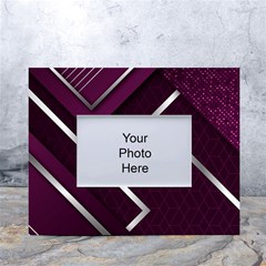 Purple Abstract Background, Luxury Purple Background White Tabletop Photo Frame 4 x6  by nateshop