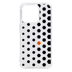 Honeycomb Hexagon Pattern Abstract Iphone 14 Pro Tpu Uv Print Case by Grandong