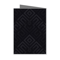 Black Pattern, Black, Pattern Mini Greeting Cards (pkg Of 8) by nateshop