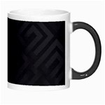 Black Pattern, Black, Pattern Morph Mug Right