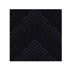 Black Pattern, Black, Pattern Square Satin Scarf (30  X 30 ) by nateshop