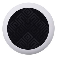 Black Pattern, Black, Pattern Dento Box With Mirror