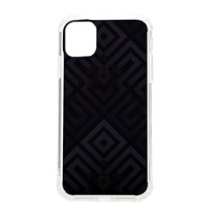 Black Pattern, Black, Pattern Iphone 11 Tpu Uv Print Case