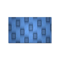 Blue Pattern Texture Sticker Rectangular (10 Pack) by nateshop