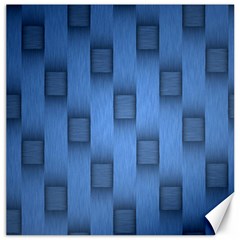 Blue Pattern Texture Canvas 20  X 20  by nateshop