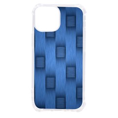 Blue Pattern Texture Iphone 13 Mini Tpu Uv Print Case by nateshop