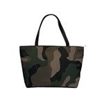 Camo, Abstract, Beige, Black, Brown Military, Mixed, Olive Classic Shoulder Handbag Front