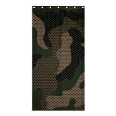 Camo, Abstract, Beige, Black, Brown Military, Mixed, Olive Shower Curtain 36  X 72  (stall)  by nateshop