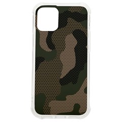 Camo, Abstract, Beige, Black, Brown Military, Mixed, Olive Iphone 12 Mini Tpu Uv Print Case	 by nateshop