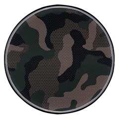 Camo, Abstract, Beige, Black, Brown Military, Mixed, Olive Wireless Fast Charger(black) by nateshop