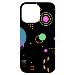 Colartive, Aesthetic, Amoled, Black, Colorful, Desenho Iphone 14 Pro Max Black Uv Print Case by nateshop