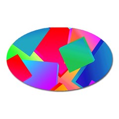 Colors, Color Oval Magnet