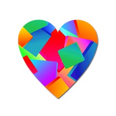 Colors, Color Heart Magnet