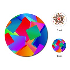 Colors, Color Playing Cards Single Design (Round)