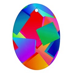 Colors, Color Oval Ornament (Two Sides)