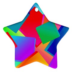 Colors, Color Star Ornament (Two Sides)