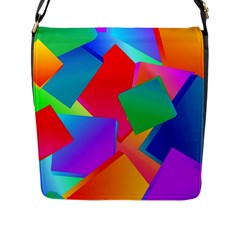 Colors, Color Flap Closure Messenger Bag (L)