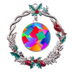 Colors, Color Metal X mas Wreath Holly leaf Ornament